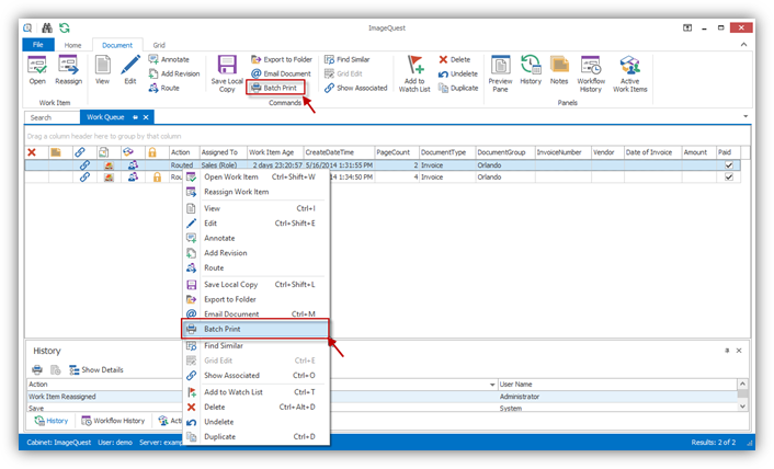 Other Document Management Features